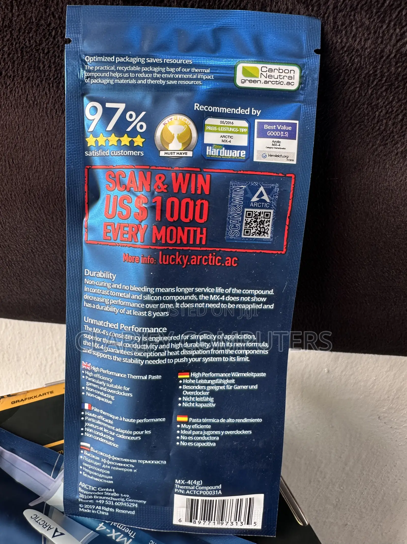 Arctic Thermal Paste Mx-4