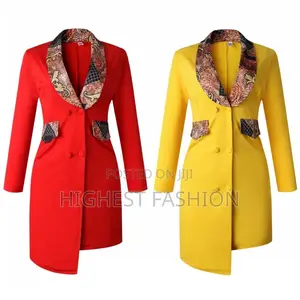African Long Sleeve Suit