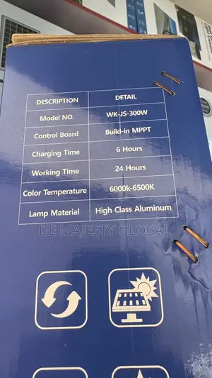 300w Wakatek Solar Flood Lights