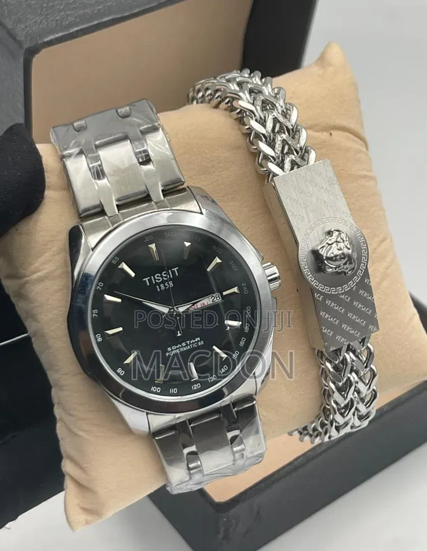 Men Watch and Chain