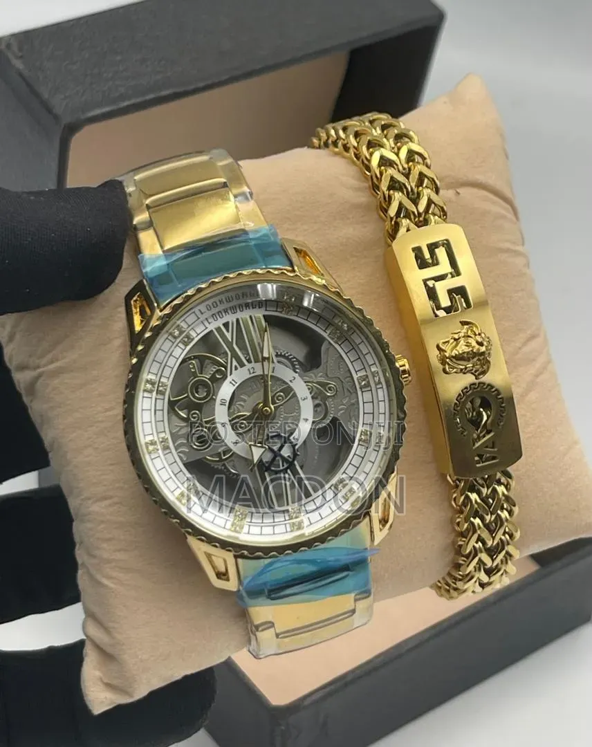 Men Watch and Chain