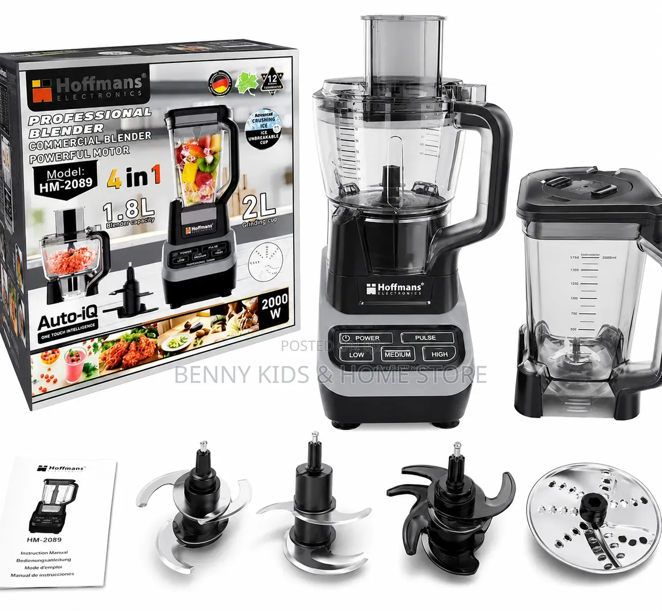 Hoffmans Electronic 4in1 Professional Blender