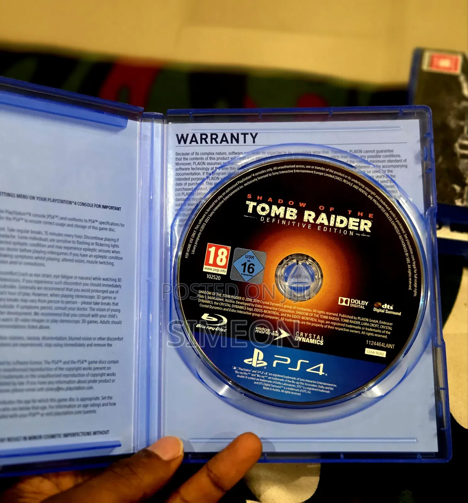 Tomb Raider Ps4/5