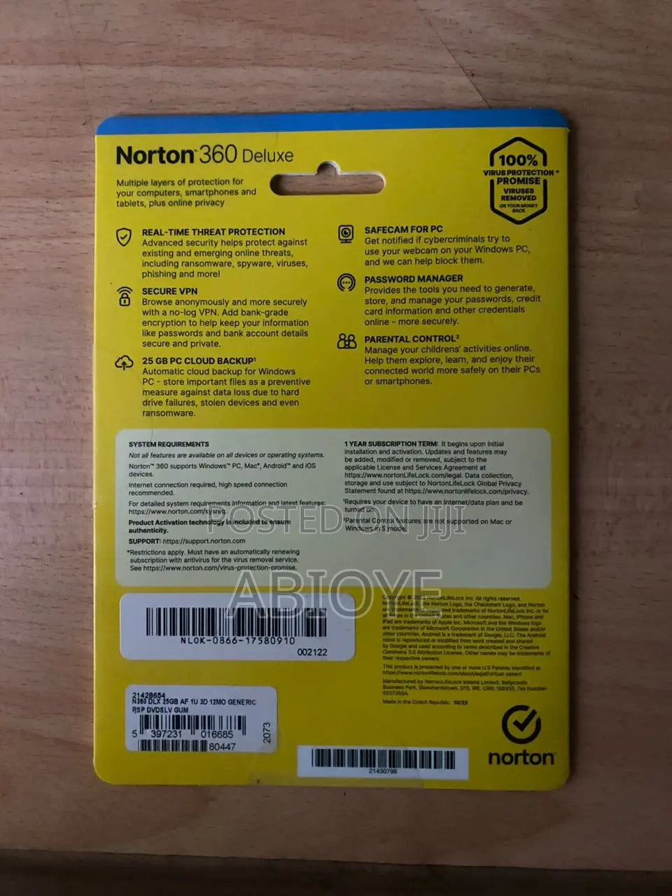 Norton 360 Deluxe 3 Users