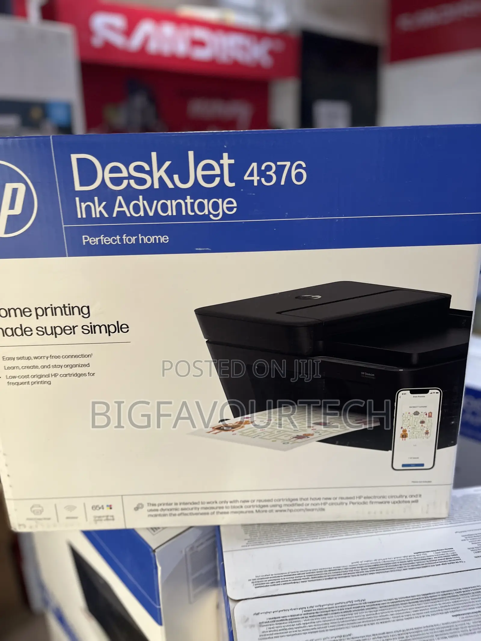 Hp Deskjet Ink Advantage 4376 All-in-One Printer (4120 Replacement)