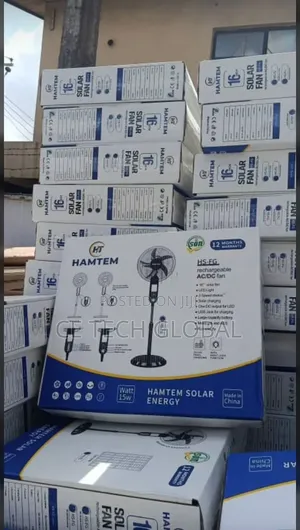 Rechargeable Solar Fan