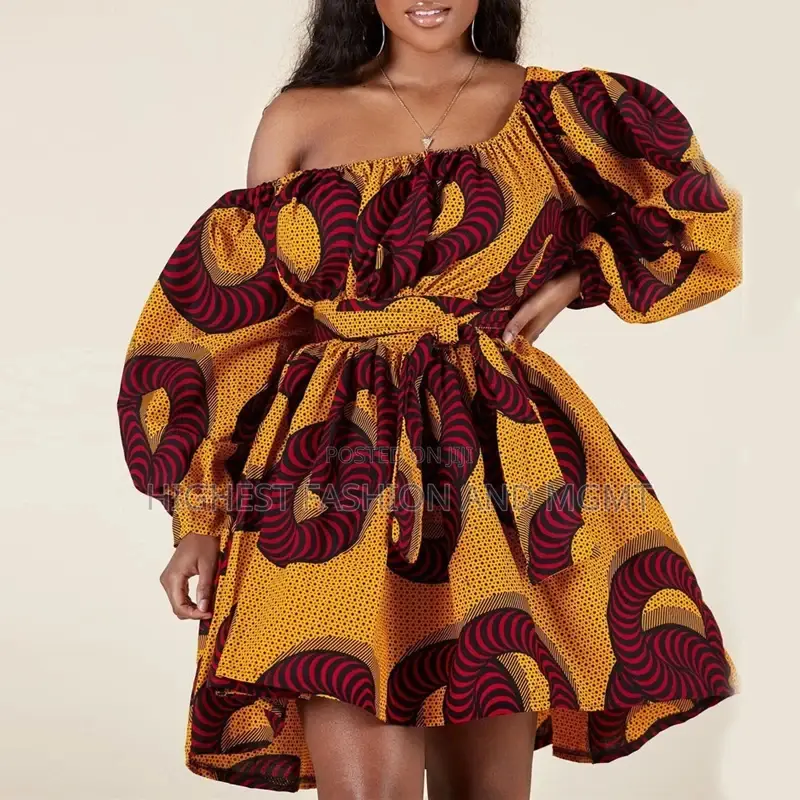Tribal Print Africa Lady Dresses