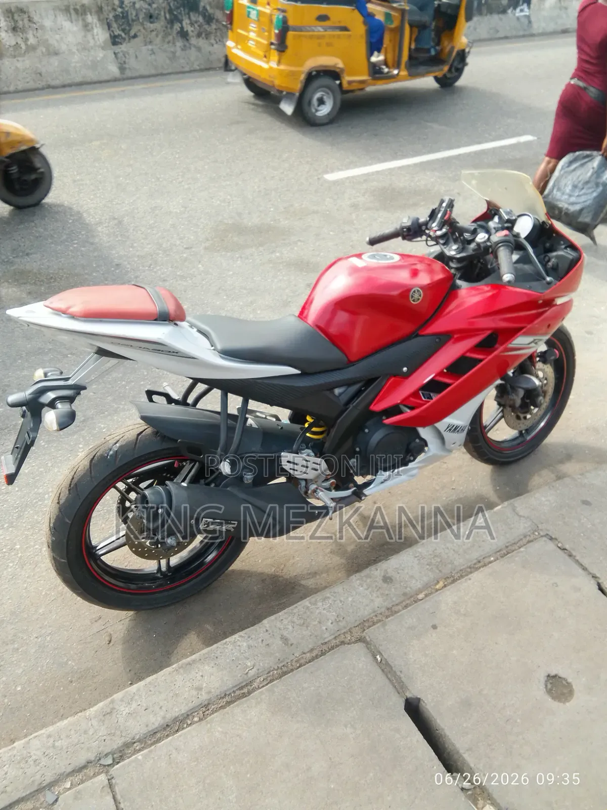 Yamaha R6 2017 Red