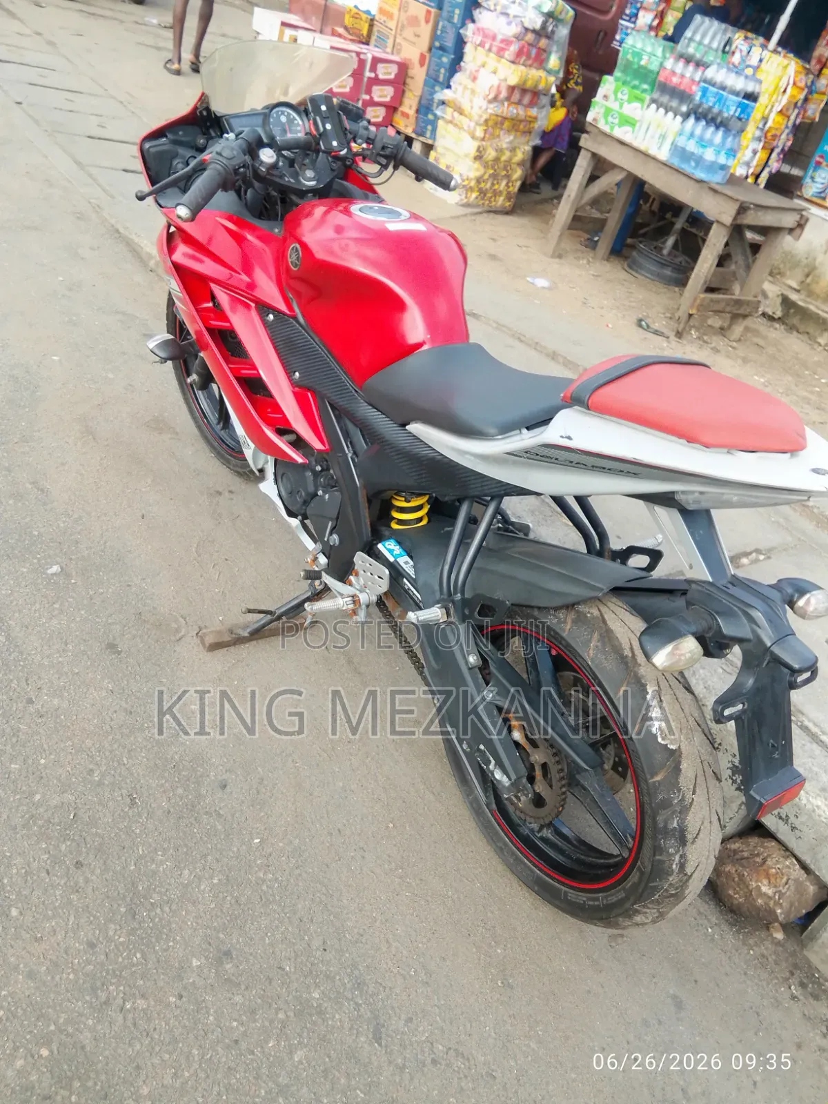Yamaha R6 2017 Red