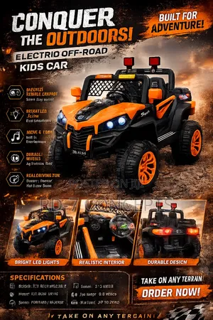 Off Road Rugged Kids Electric Car