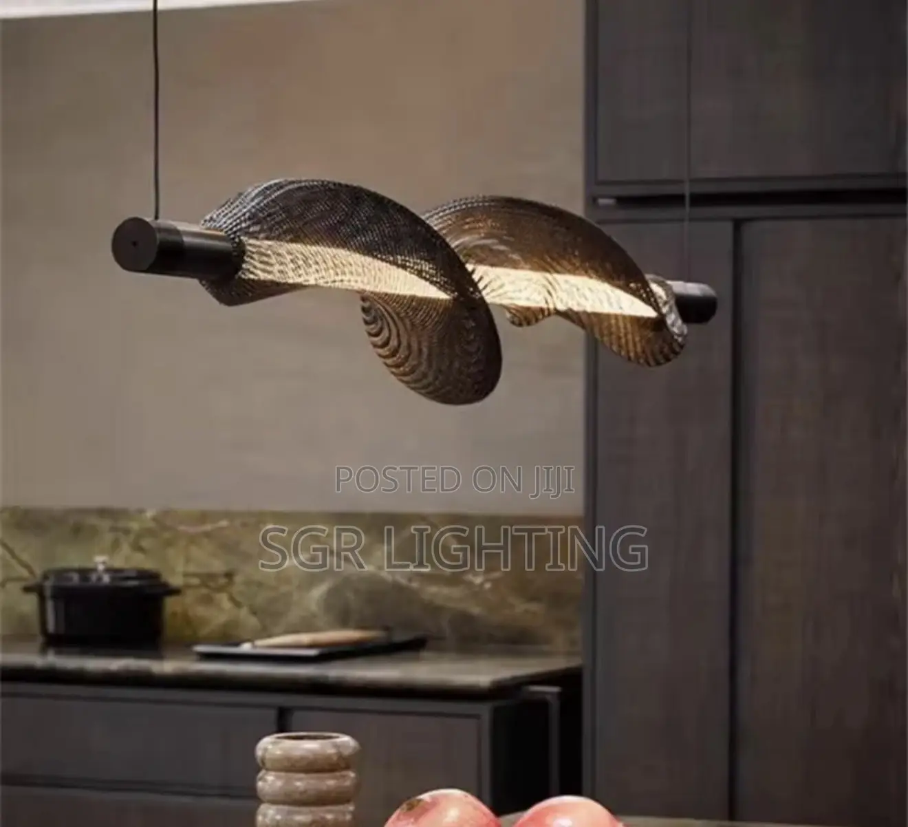 Minimalist Nordic Restaurant Chandelier