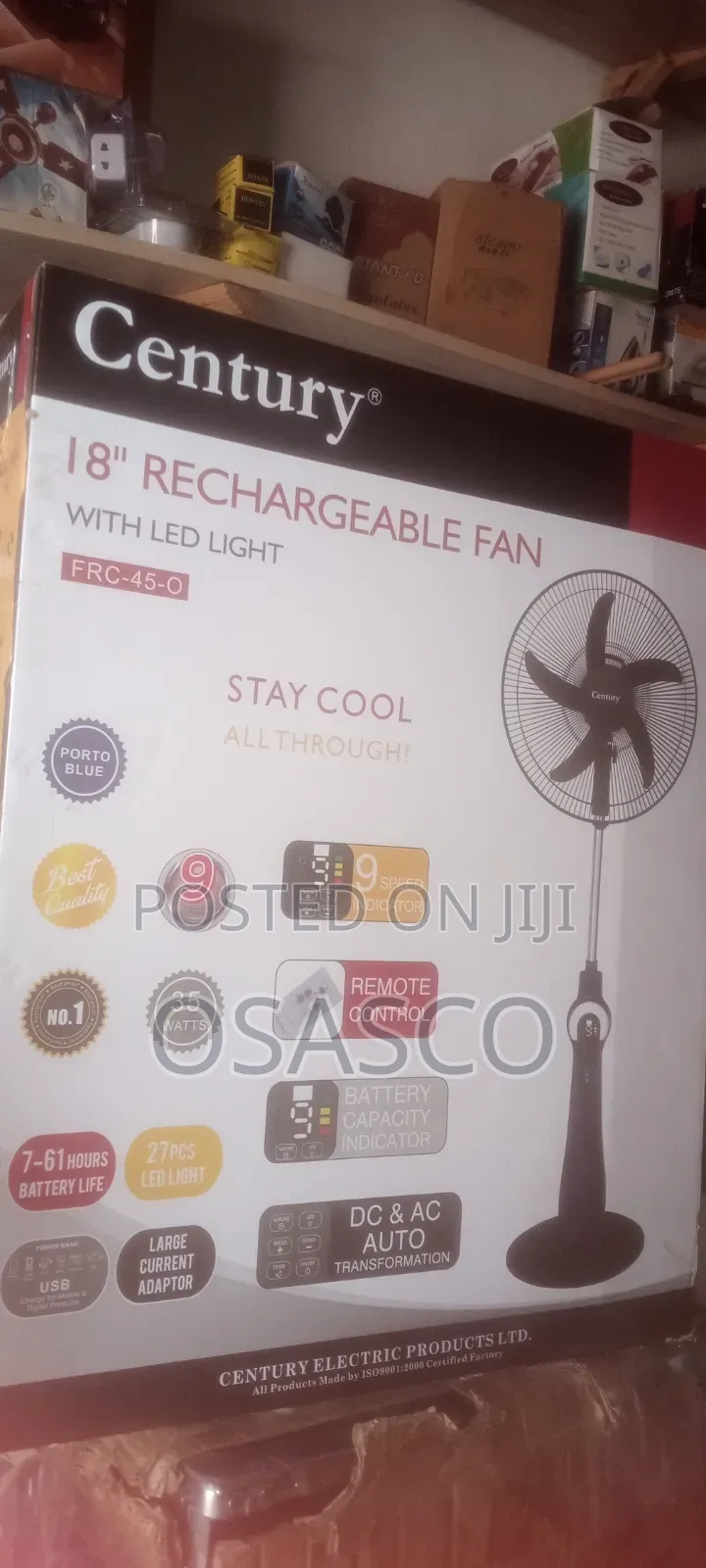 Rechargeable Fan