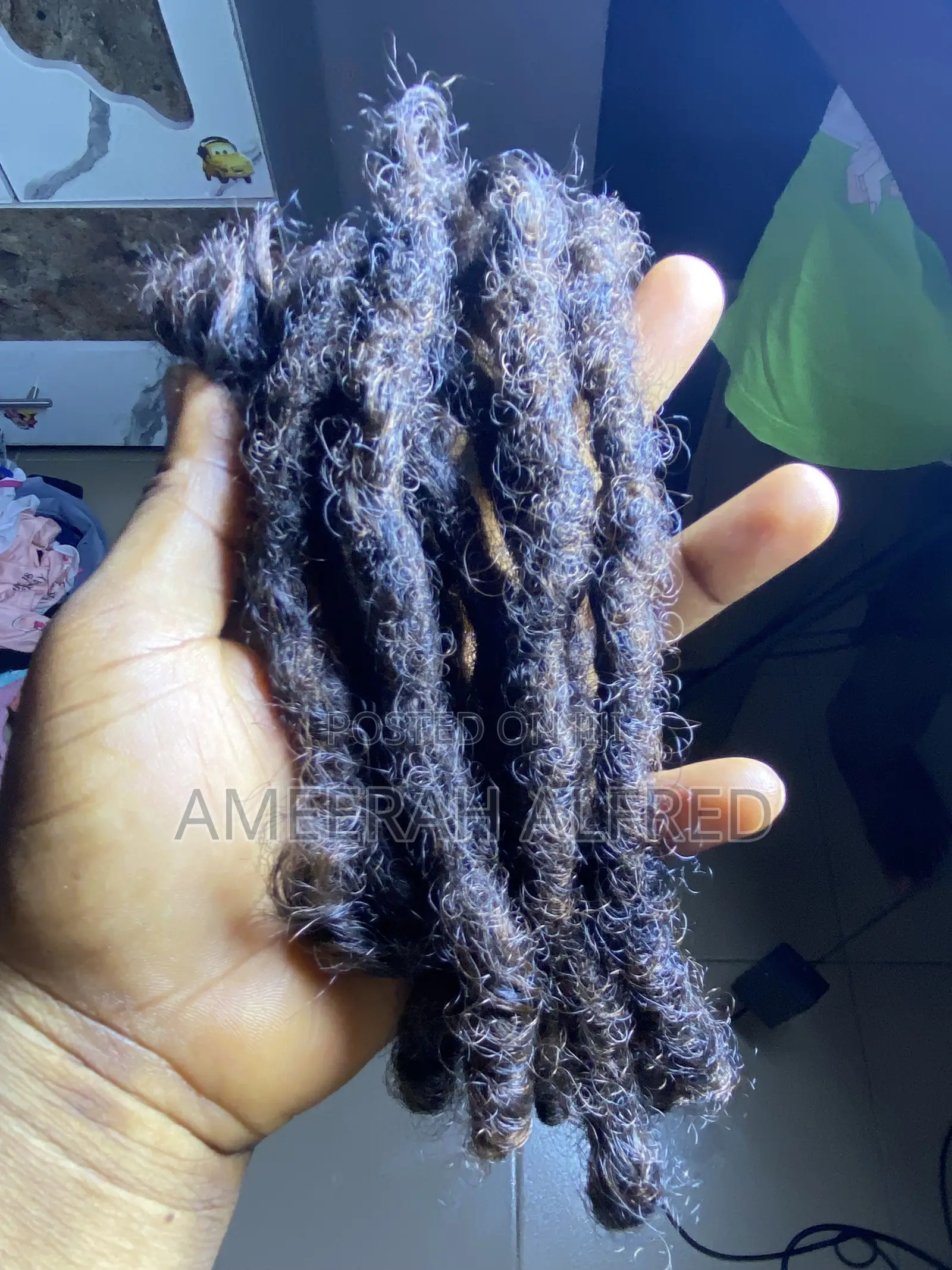 Fluffy Brown Dreadlocks