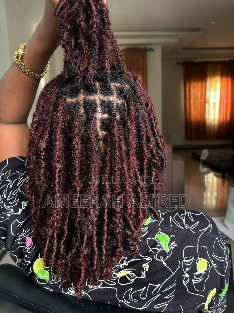 Fluffy Brown Dreadlocks