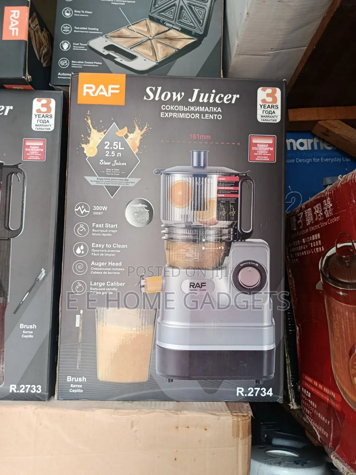 Raf Powerful 300w Multifunction Industrial Slow Juicer