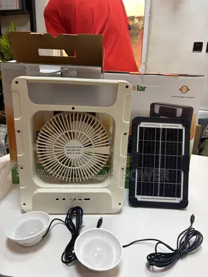 Solar Table Fan