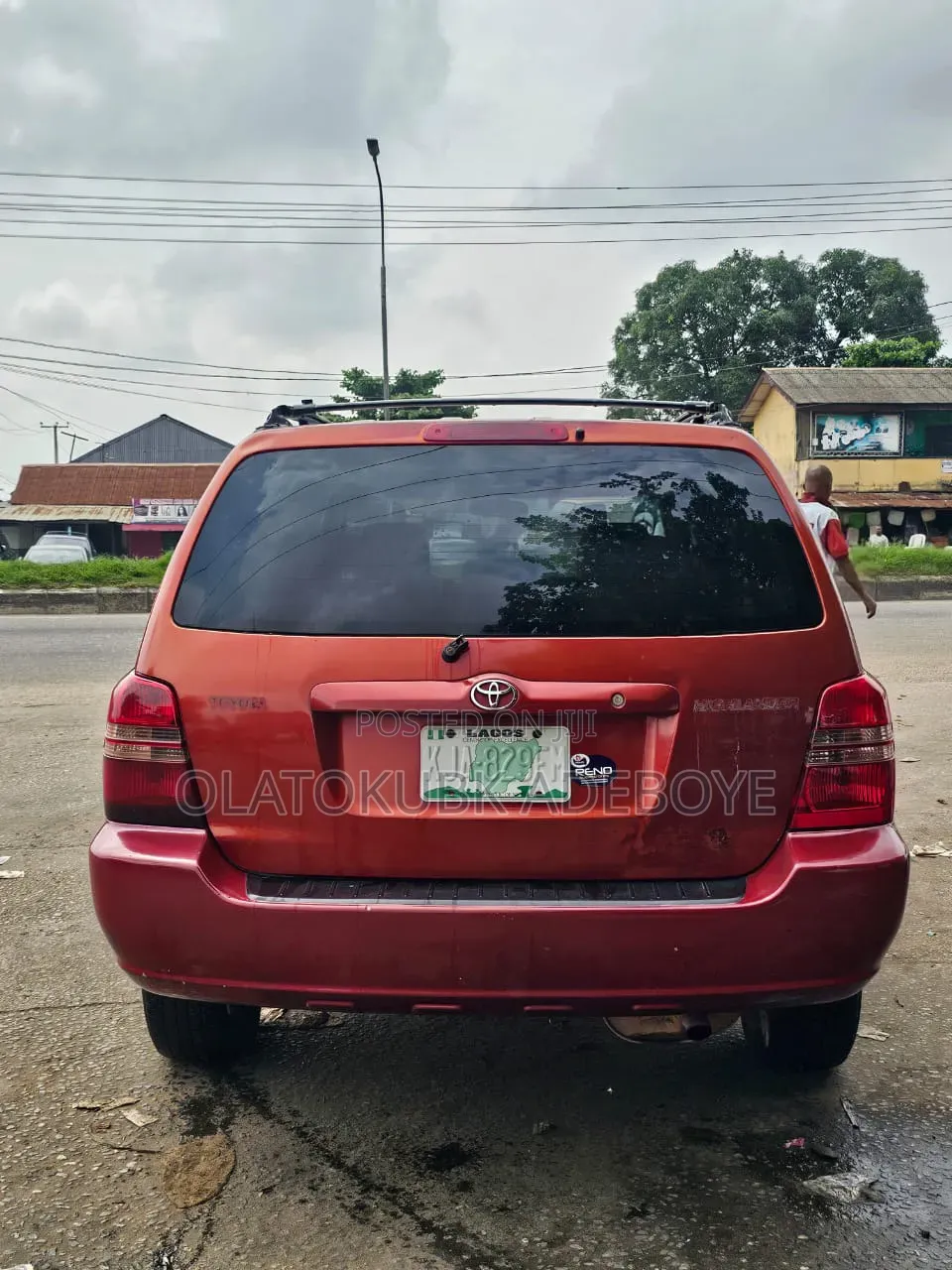 Toyota Highlander 2002 Red