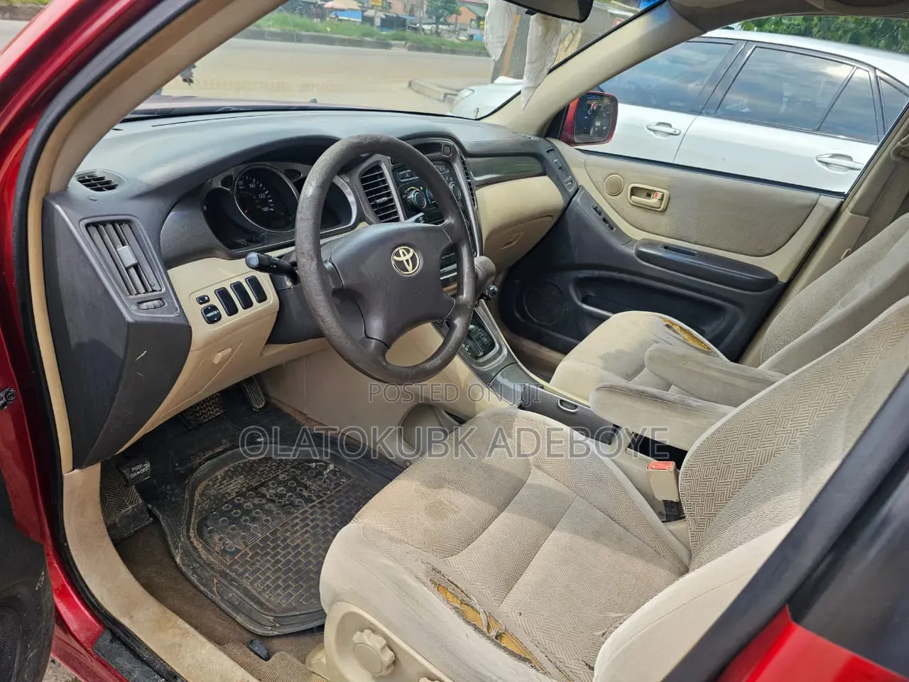 Toyota Highlander 2002 Red