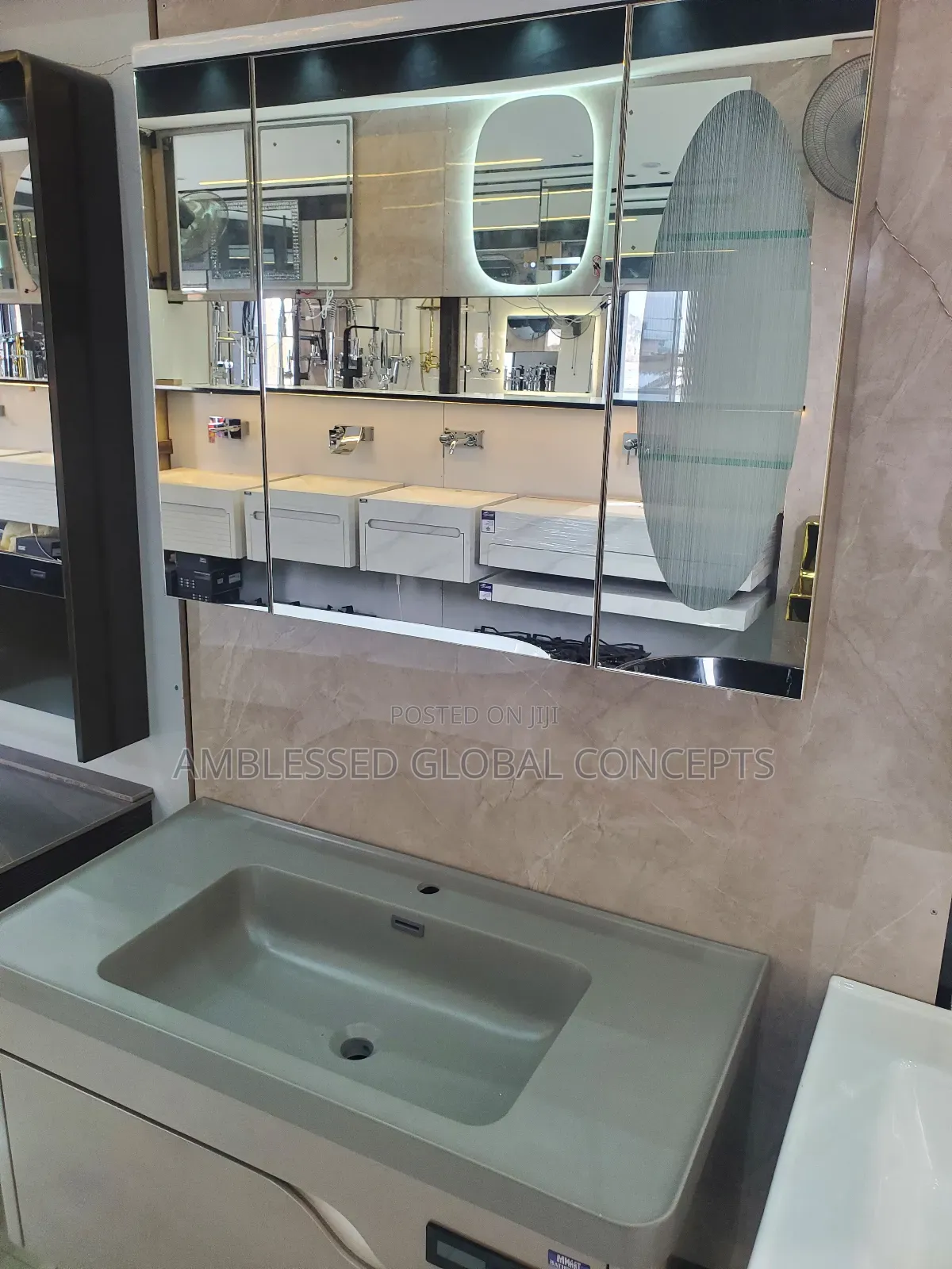 Designer Cabinet With Mirrors