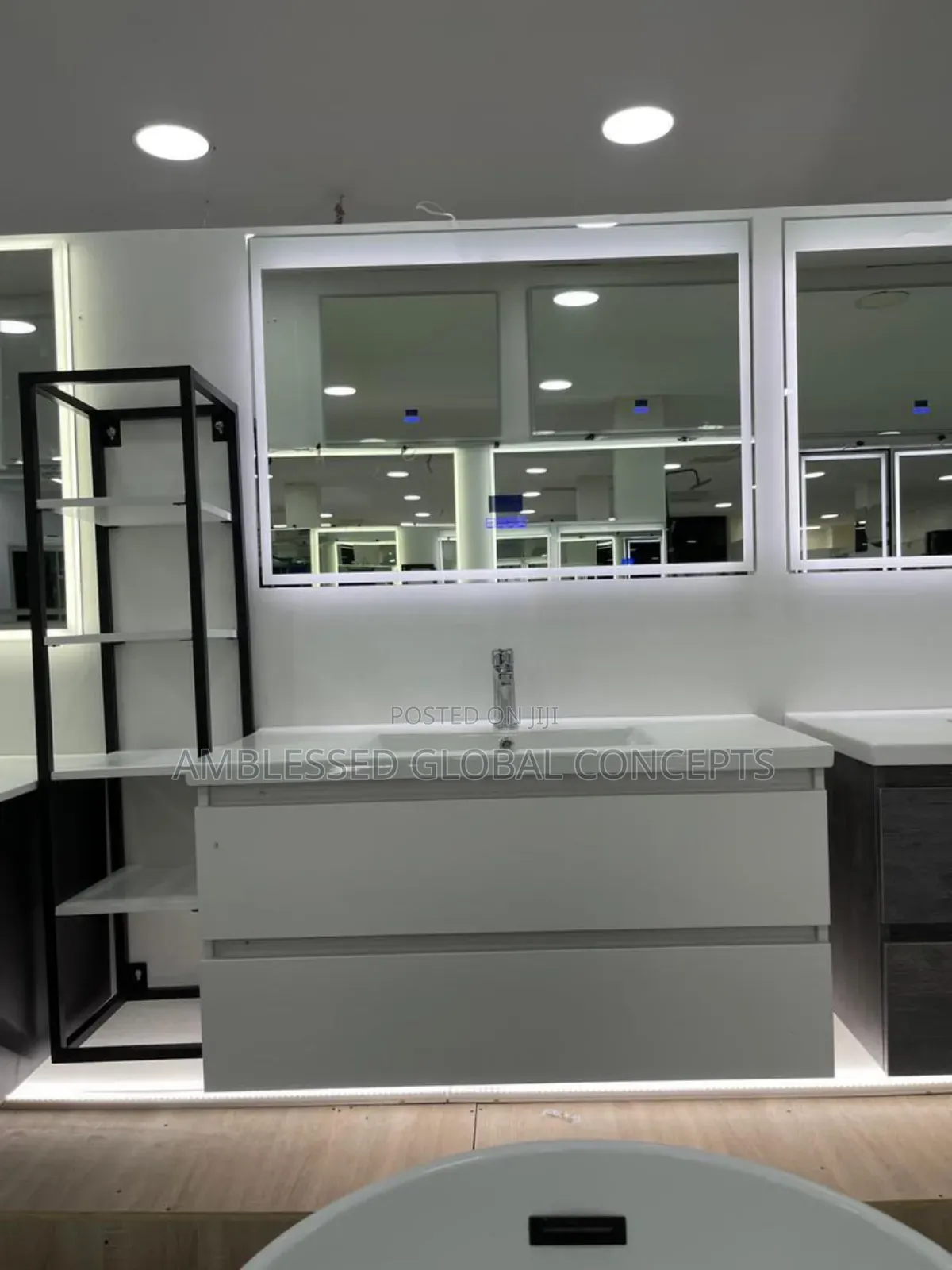 Designer Cabinet With Mirrors