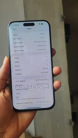 Apple iPhone 16 Pro Max 256 GB Black
