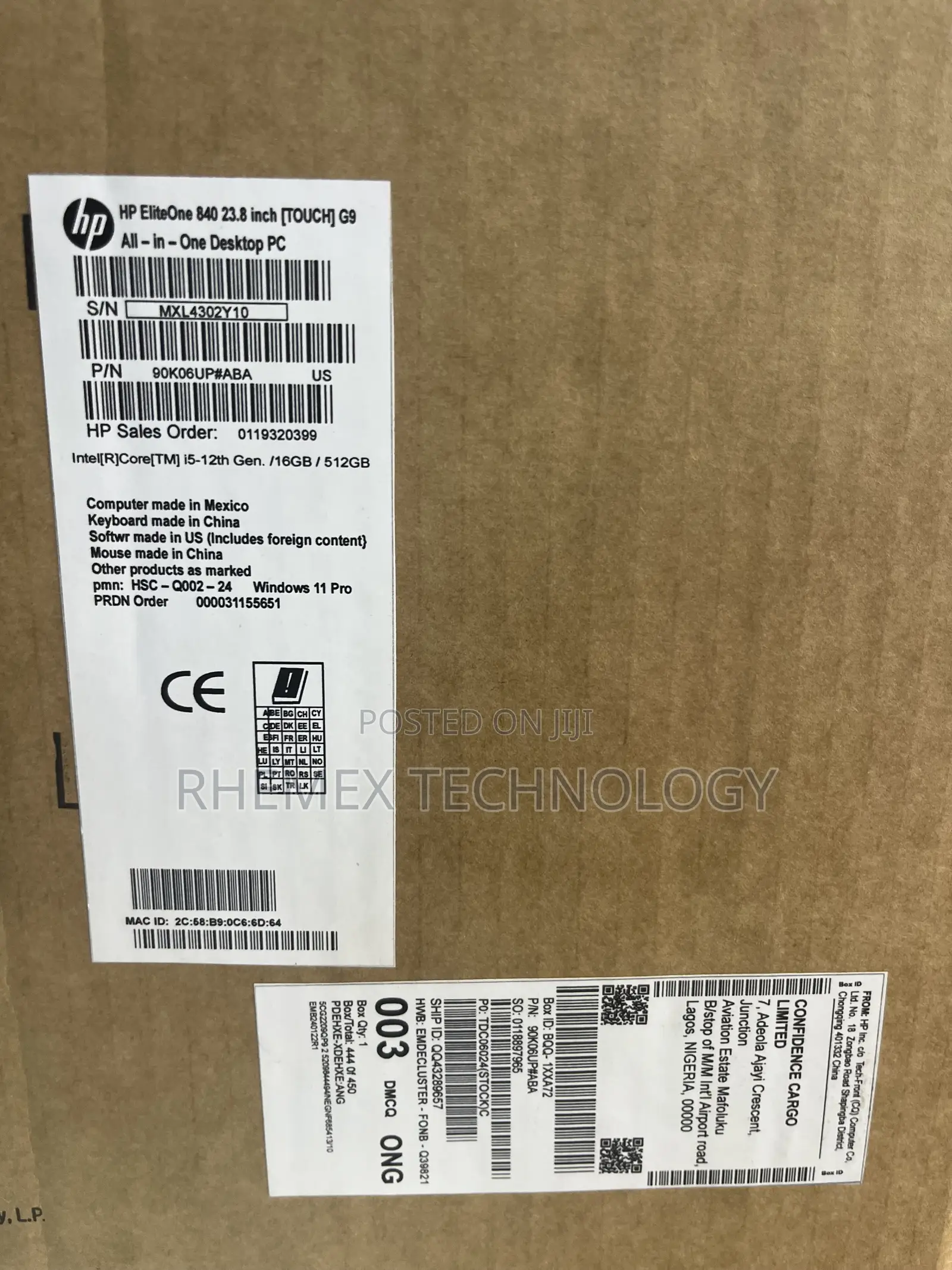 New Desktop Computer HP EliteOne 840 G9 16GB Intel Core i5 SSD 512GB