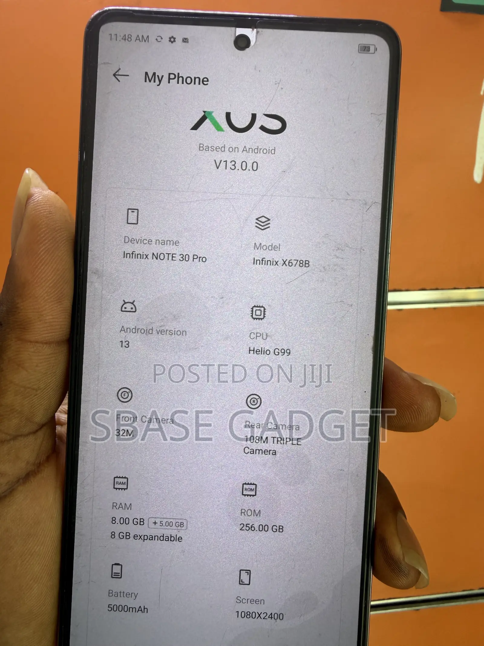 Infinix Note 30 Pro 256 GB Gold