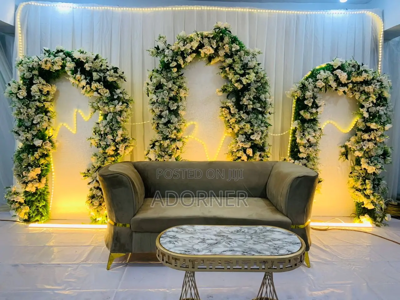 Beautiful Wedding Reception Back Drops