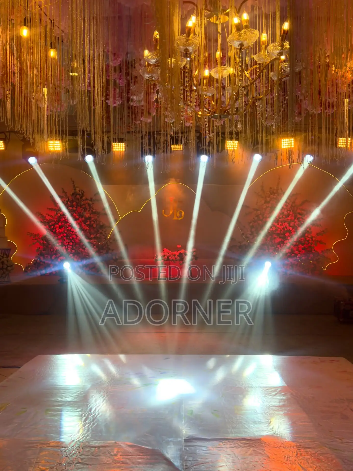 Beautiful Wedding Reception Back Drops