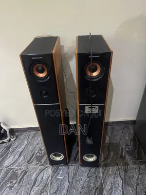 Homeflower Twin Tower Speakers – Powerful Sound Deep Bass (Used)