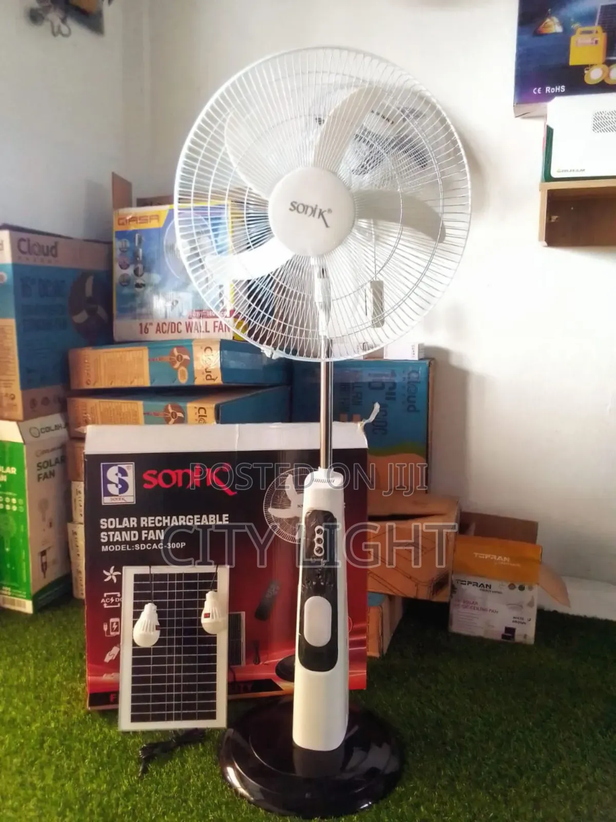 Sonik Rechargeable Standing Fan