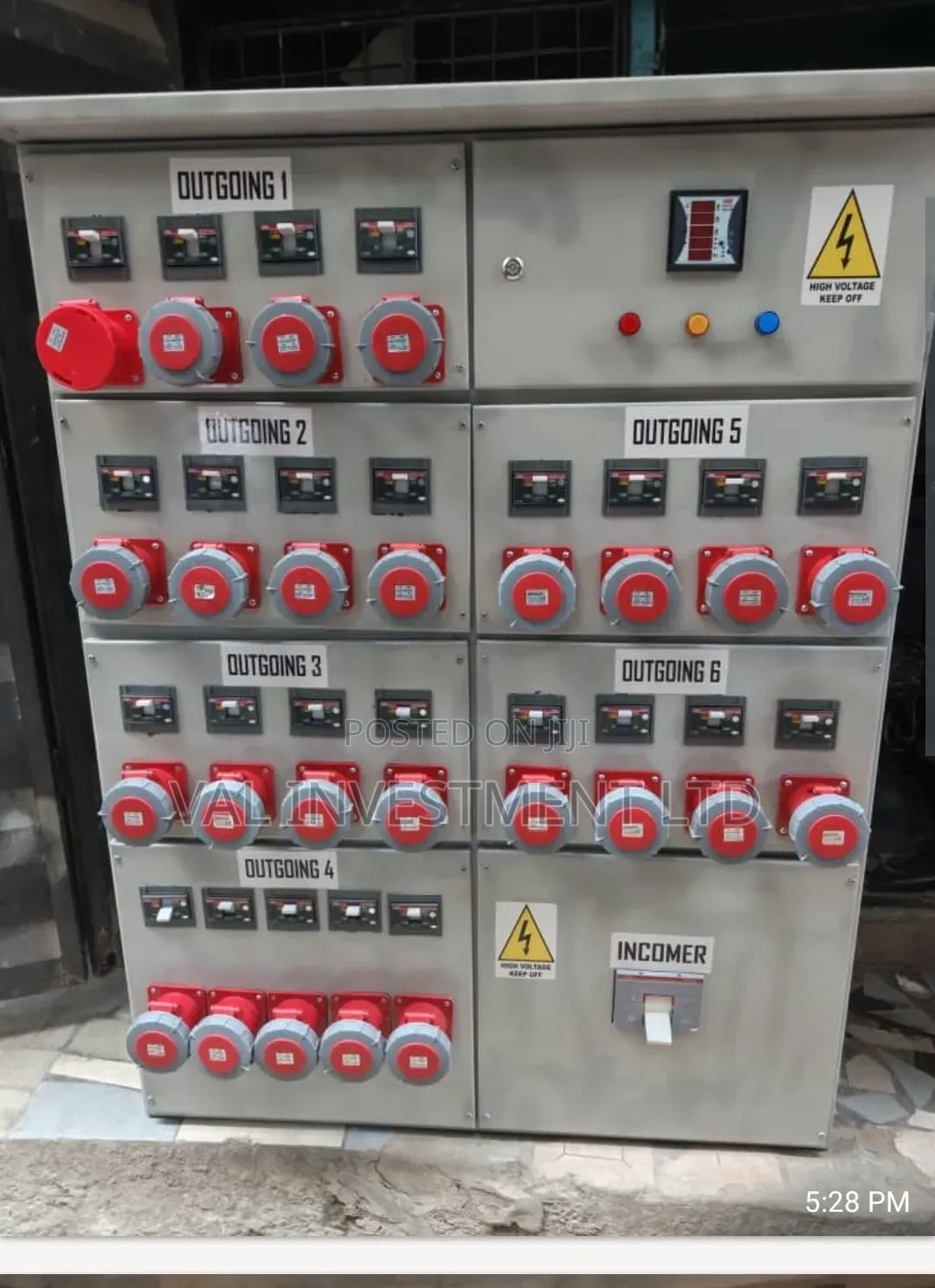Electrical Distribution Board Panel 800amps 25 Ways