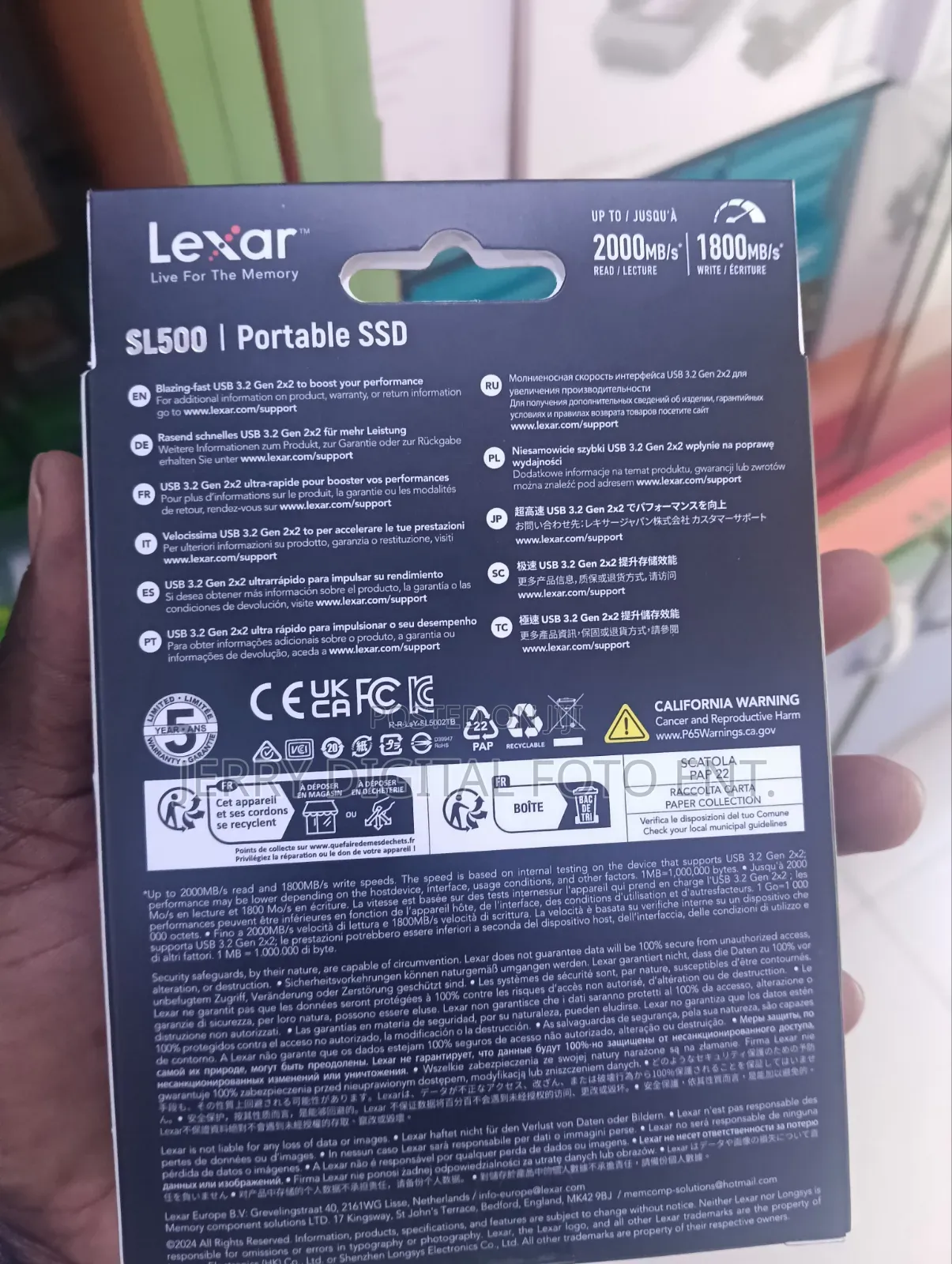 Lexar Ssd Drive 2tb 200mbls