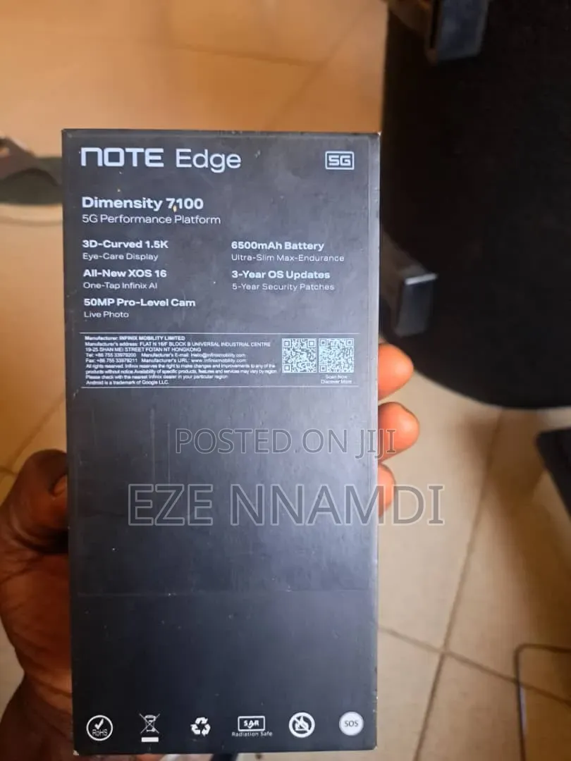 Infinix Note Edge 128 GB Blue