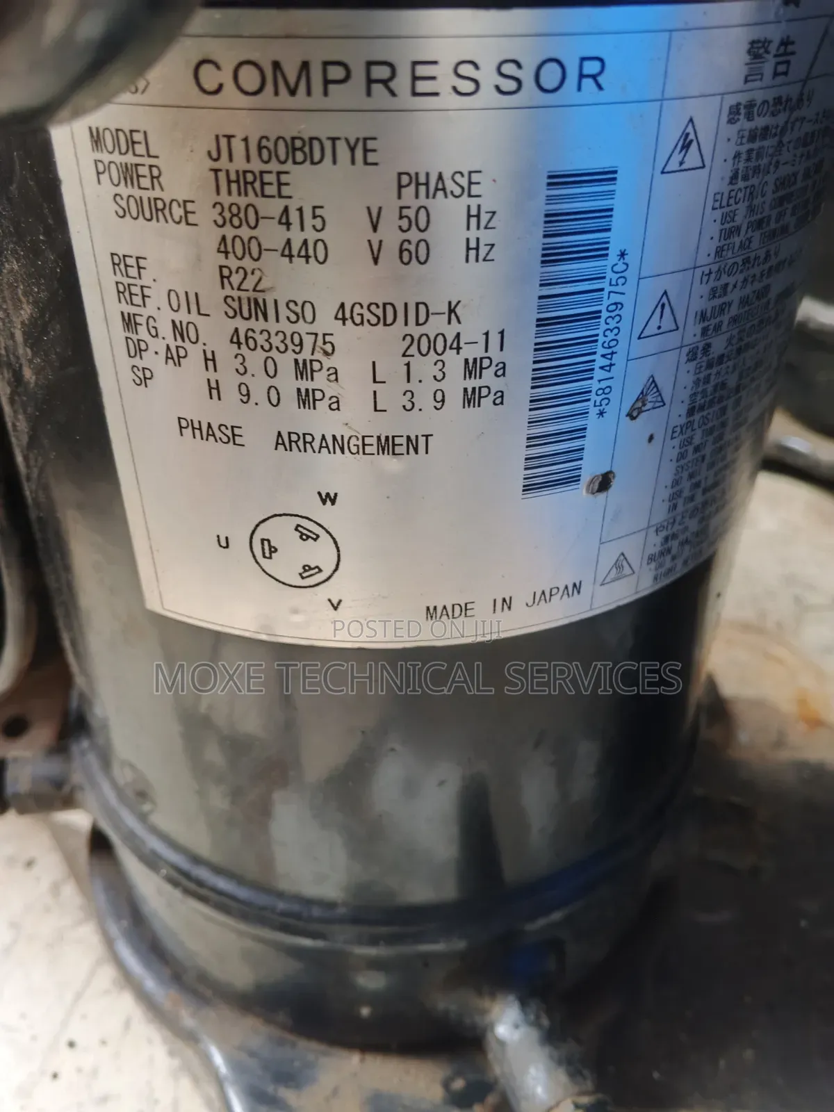 5 Hp Daikin Compressor