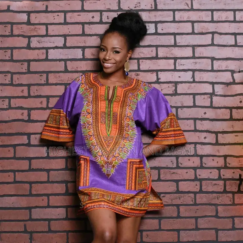 Dashiki Party Gown Top
