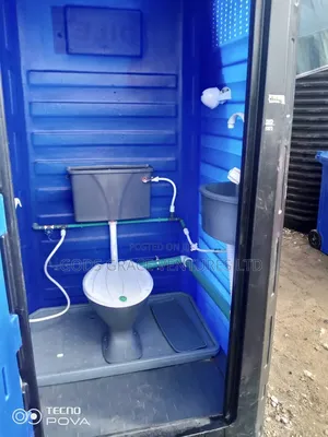 Modern Mobile Toilet With Modern Toilet Facilities.
