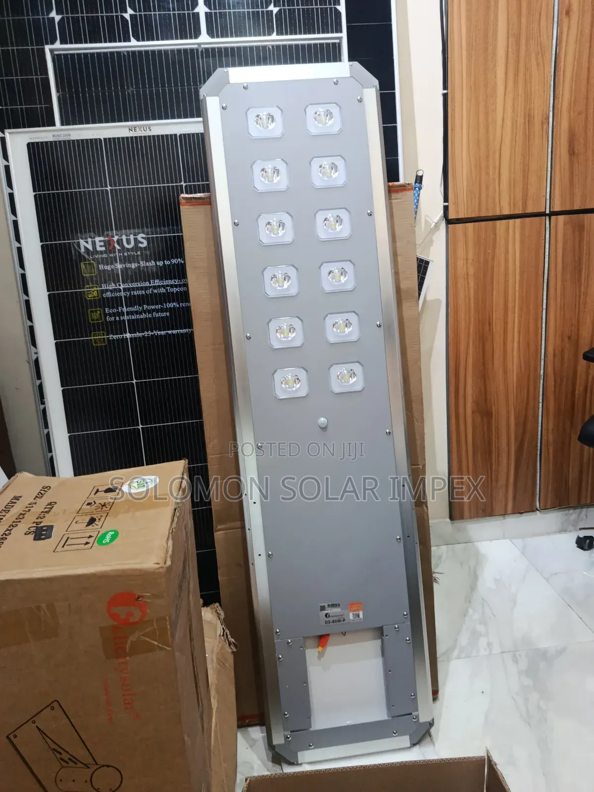 Felicity D2 80w Solar Street Light – Bright Energy Saving