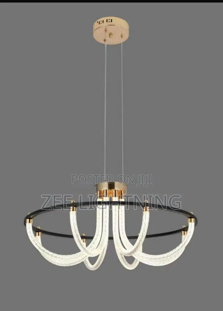 U Shape Led Chandelier for Parlor