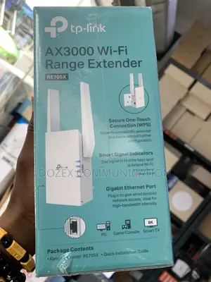 Tplink Wi-Fi 6 Re705x Ax3000 Dual Band Range Extender