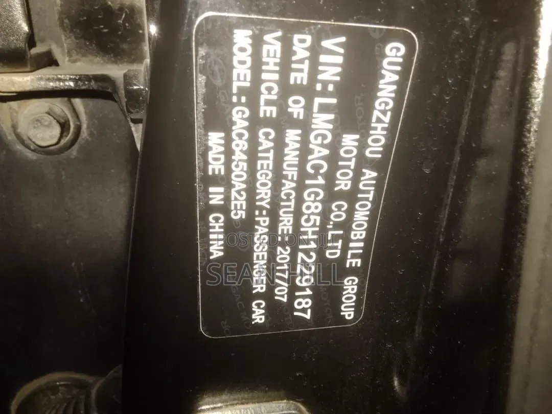 GAC GS4 2017 Black