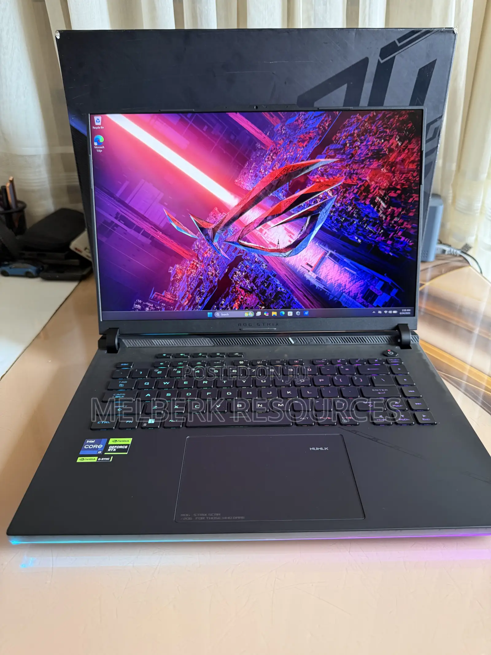 Laptop Asus ROG Strix SCAR 16 32GB Intel Core i9 SSD 2T