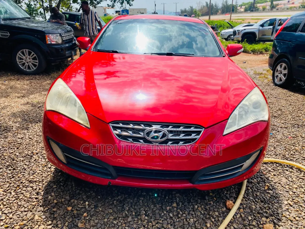 Hyundai Genesis 2008 Red