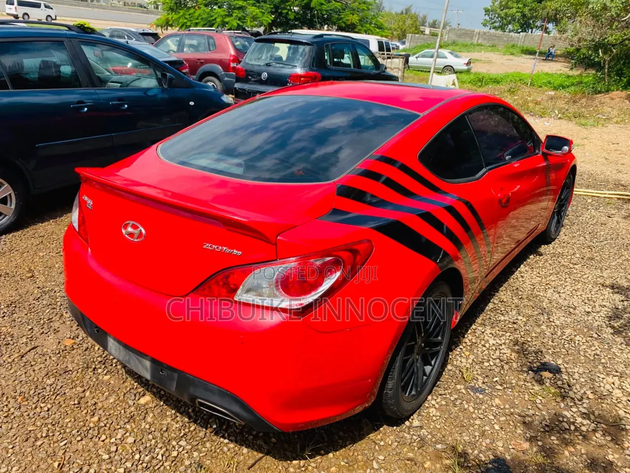 Hyundai Genesis 2008 Red