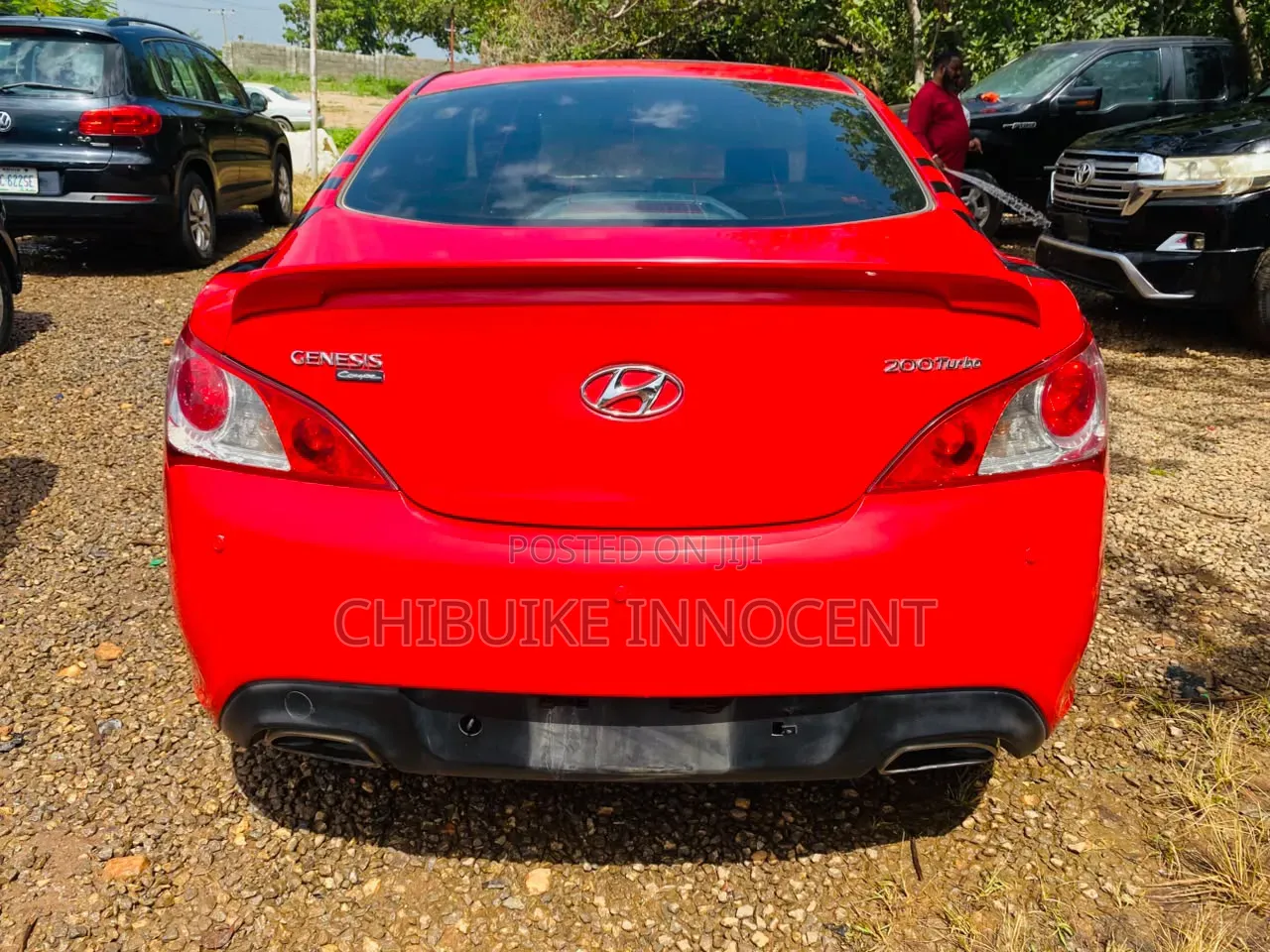 Hyundai Genesis 2008 Red