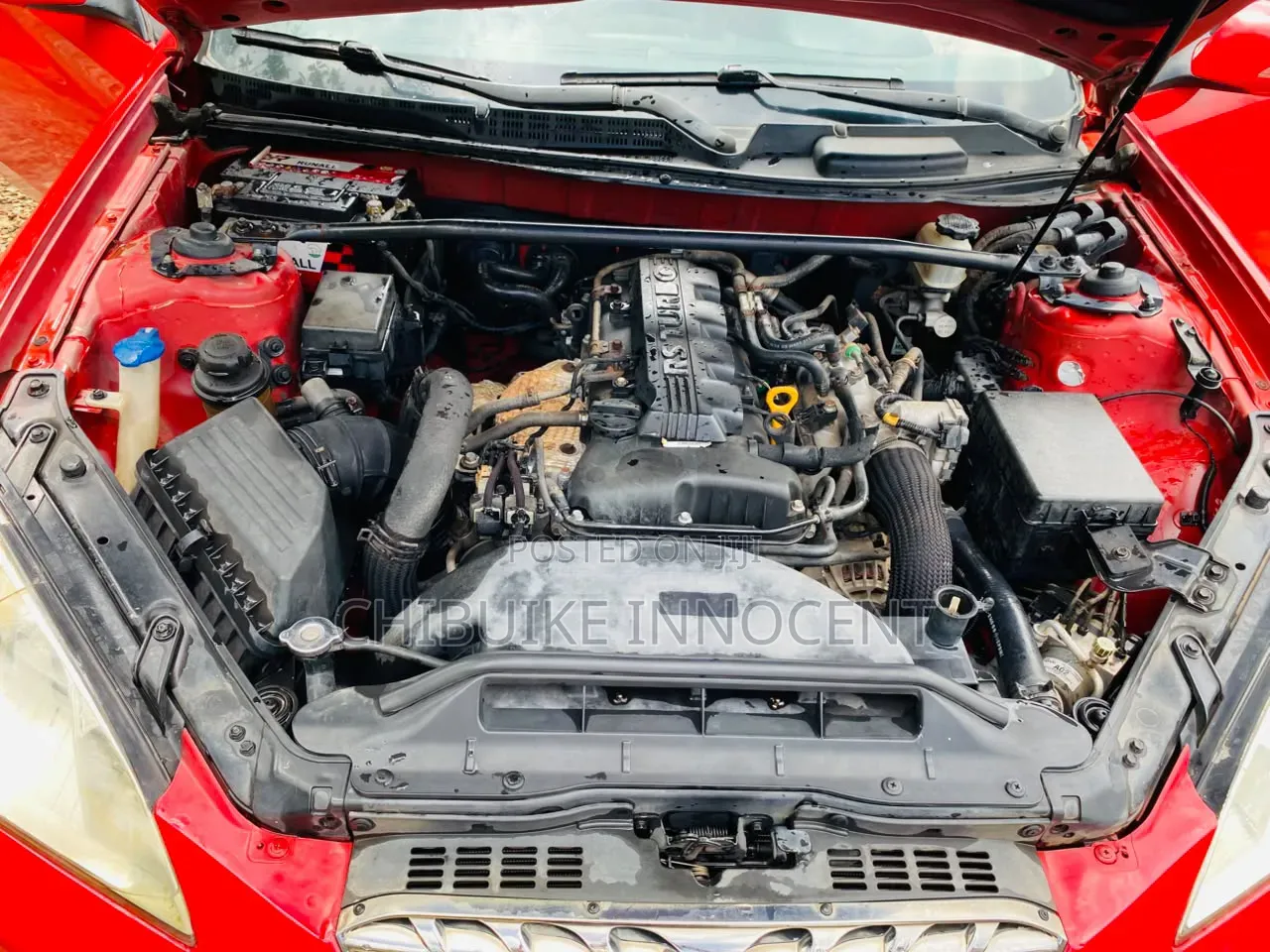 Hyundai Genesis 2008 Red