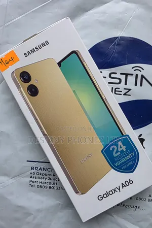 New Samsung Galaxy A06 64 GB Gold