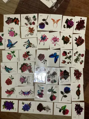 Available Temporary Tattoo Both Coloured Ones and Black