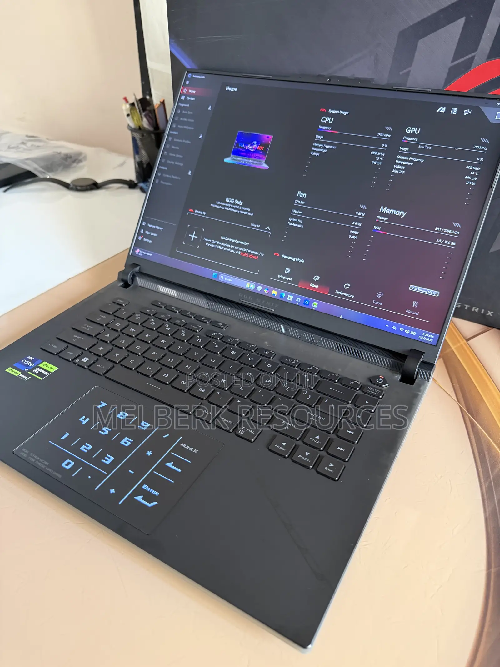 Laptop Asus ROG Strix SCAR 16 32GB Intel Core i9 SSD 2T