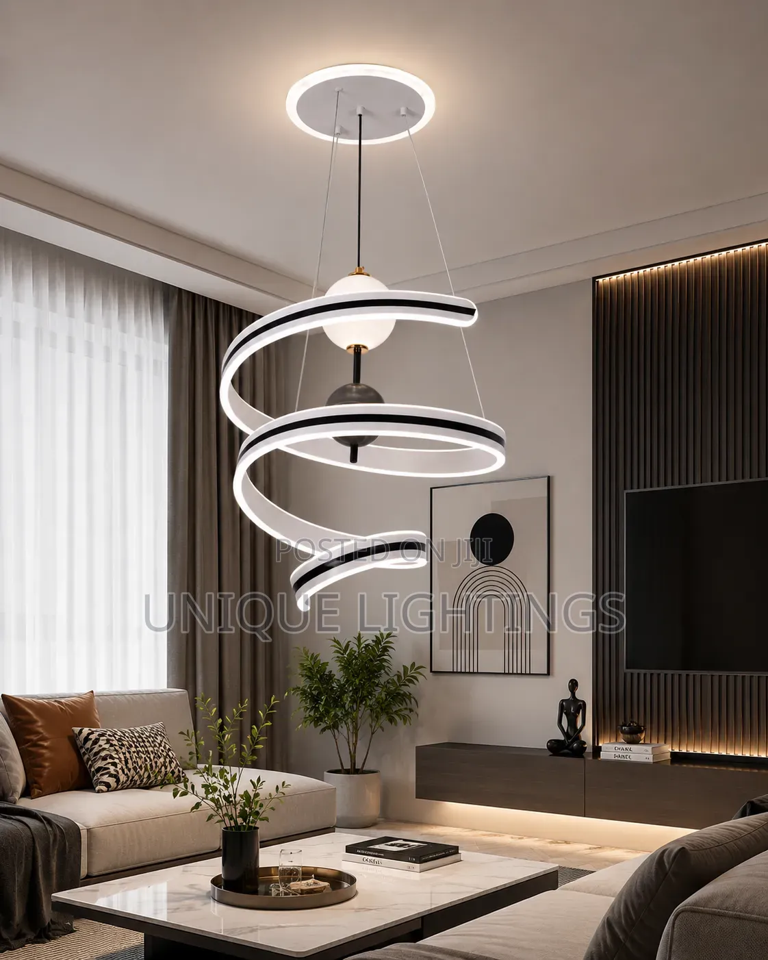 Multi Color Unique Chandelier